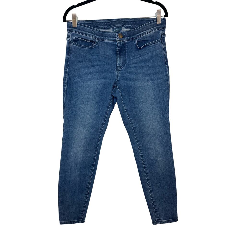 J.Jill Denim 5-Pocket Leggings Women's 8P‎ Low Rise Blue Jeans Skinny Stretch